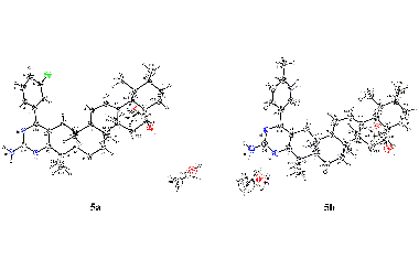 Synthesis, Crystal Structures and Cytotoxic Activities of Two New Pyrimidine Derivatives of Ursolic Acid 2011-2818